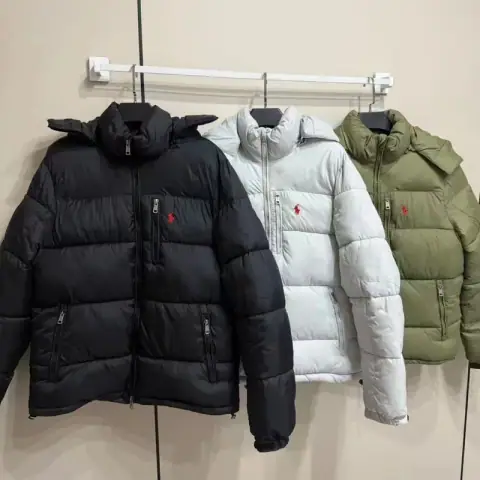 Polo Raff RL Detachable Hood Super Thick Cotton Windproof and Waterproof Couple S Zipper Jacket 1 on BoonBuy