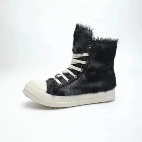 Pony Hair Rick Owens Ramoens 2 Colorways on BoonBuy