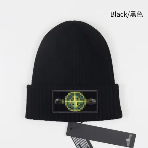 Products New Hat Brand Fashion Brand Knitted Hat Men's Thickened Woolen Cap Autumn and Winter Solid Color on BoonBuy