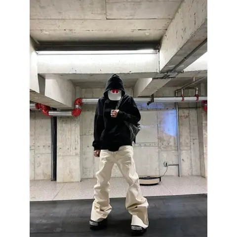 Rick Owens Bolan Bootcut Cream on BoonBuy