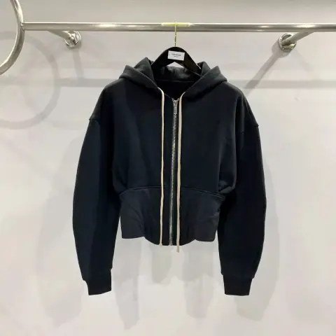 Rick Owens Cropped Zip Up on BoonBuy
