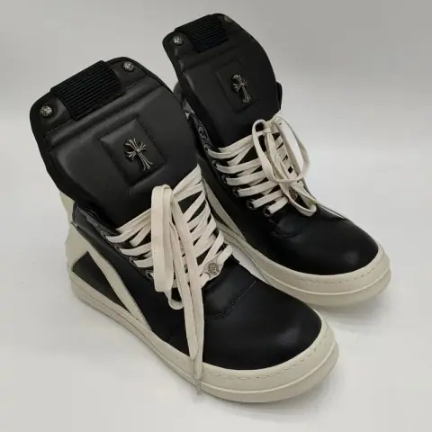 Rick Owens x Chrome Hearts Geobaskets 2 Colorways on BoonBuy