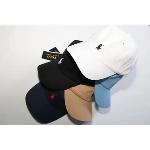 RL Polo Logo Baseball Cap Hat Ralph Polo Warhorse Small Logo Embroidered Baseball Cap Curved Brim Cap Duckbill Cap Men and Women Adjustable Yl Yf on BoonBuy