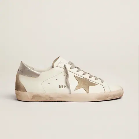 South Korea GG Distressed Star Little Dirty Shoes Women's 2022 Classic All-Match Men's Sneakers Height Increasing Insole Dirty Cowhide Easy Wear Shoes on BoonBuy