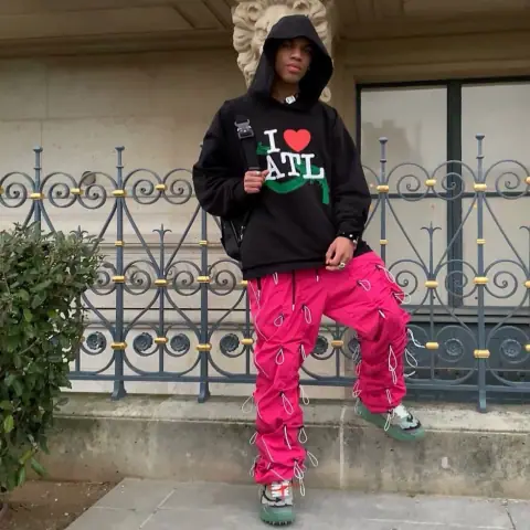 Spot I Love Atl Atlanta Limited AK American Fashion Hooded Sweatshirt Playboi Carti on BoonBuy