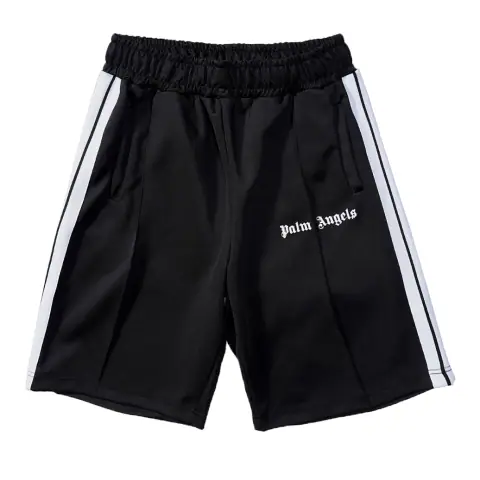 Summer Rainbow Angel Fashion Lace Side Woven Striped Loose Sports and Leisure Fifth Pants Men and Women Couple Casual Shorts on BoonBuy
