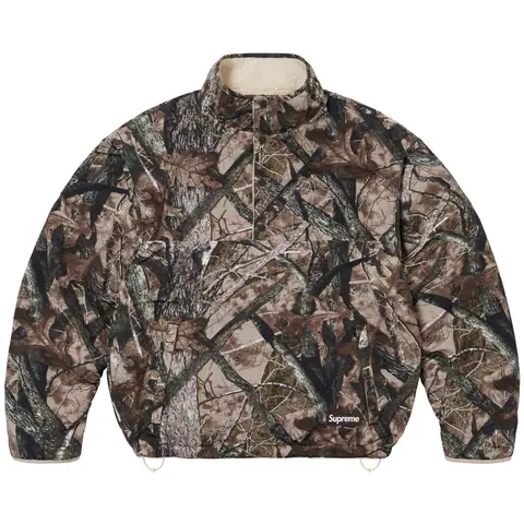 Supreme Polartec Shearling Reversible Pullover on BoonBuy