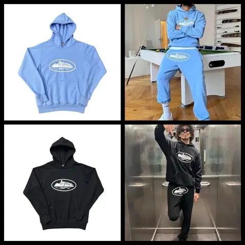 Sweatpants Street Sports Fashion Hood Sweatshirt with Plush on BoonBuy
