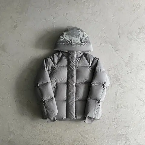 Syna Down Jacket- Grey on BoonBuy