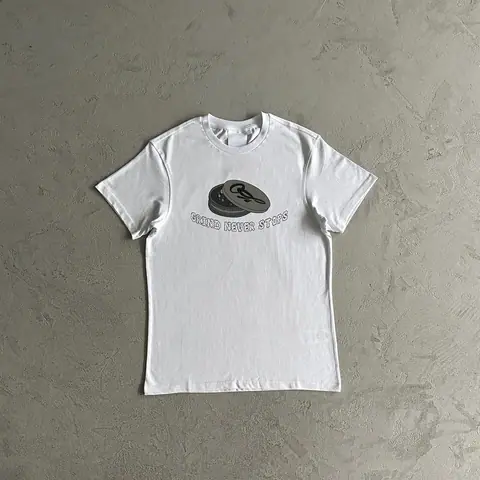 Syna Grinder Tee White on BoonBuy