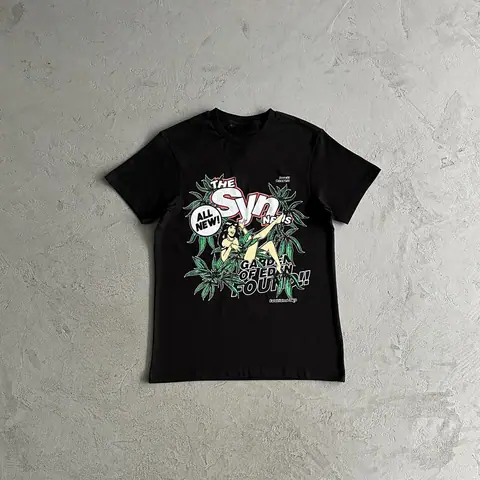Syna News Tee -Black on BoonBuy