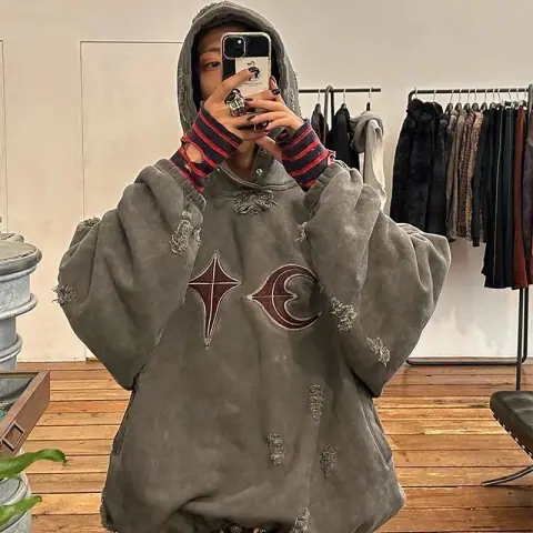 Thug Club Distressed Hoodie on BoonBuy