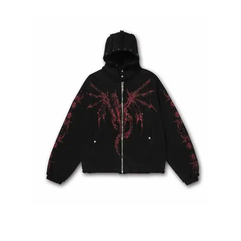 Thug Club Dragon Stud Zip Up on BoonBuy