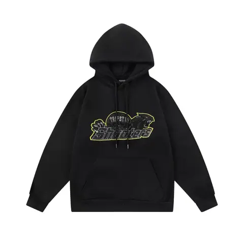 Trapstar European and American Street Style Fashion Brand Towel Embroidery Letters Ins Men and Women Loose Sports and Leisure Suit Fleece-Lined on BoonBuy