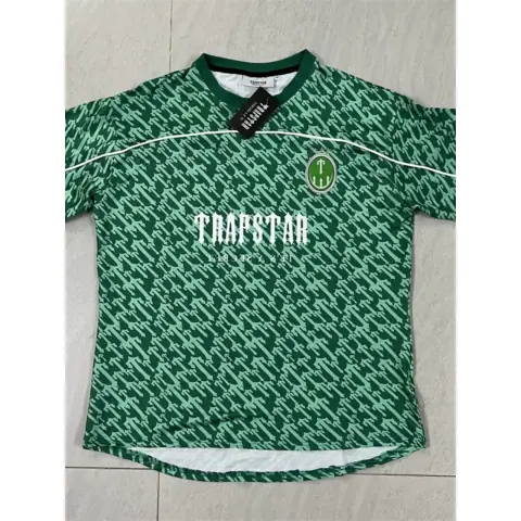 Trapstar Monogram Football Jersey Summer Loose Casual Quick-Drying Short-Sleeved Bottoming T-shirt on BoonBuy