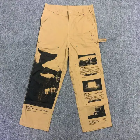 Travis Scott Cactus Jack PS System Work Pants on BoonBuy