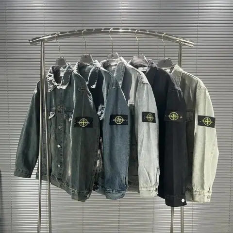 Trendy Brand Stone Stone Bird Heavy Industry Denim Jacket Trendy Top Washed and Distressed Couple Style 26 on BoonBuy