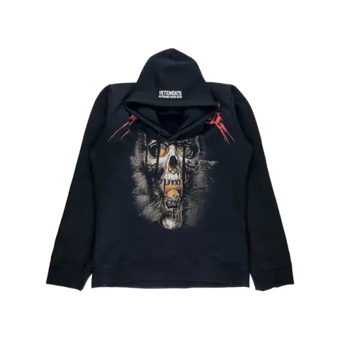 Vetements Missplaced Skull Hoodie on BoonBuy