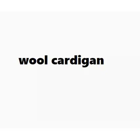 Wool Cardigan on BoonBuy